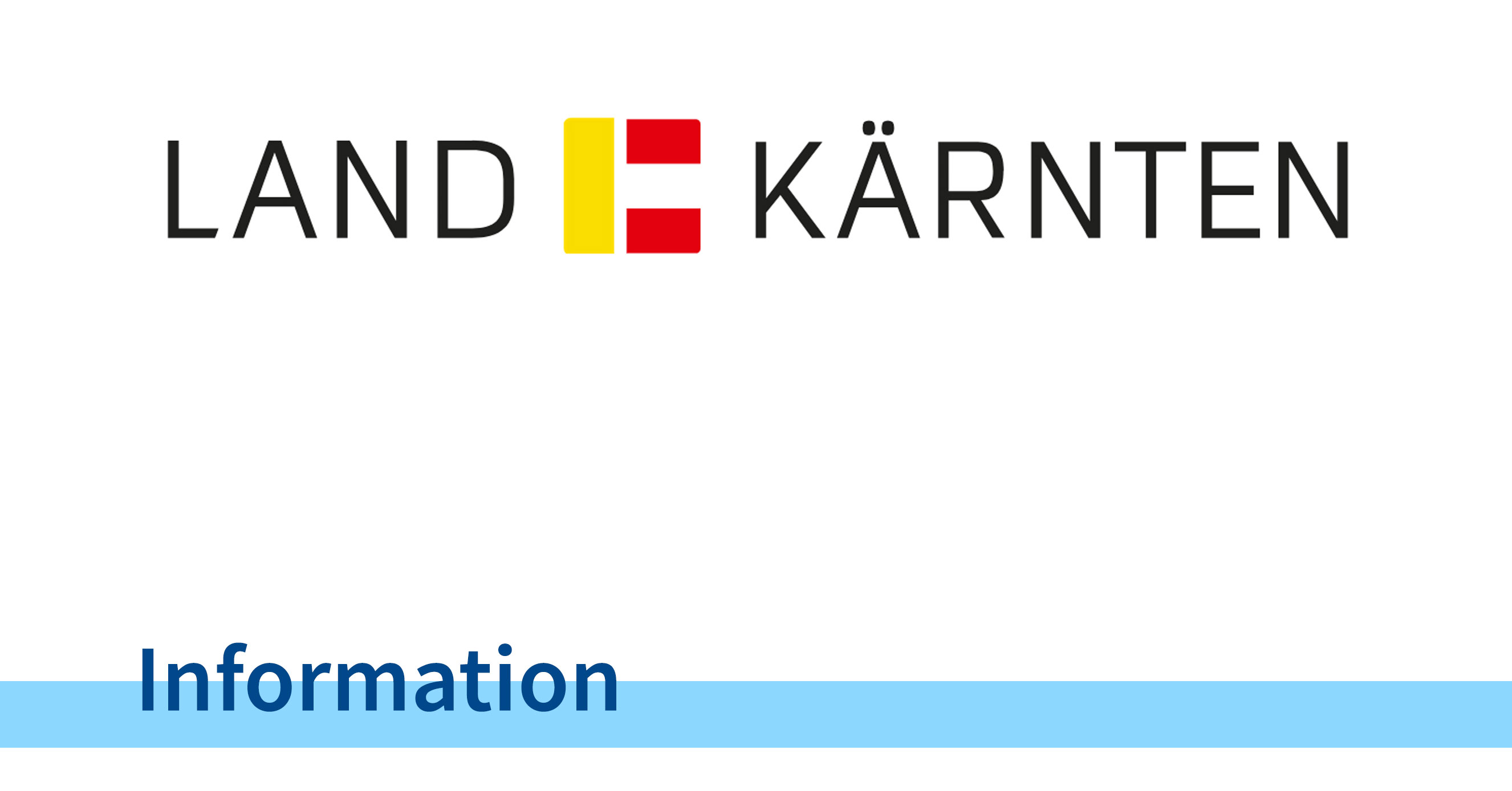 Logo Land Kärnten - Information