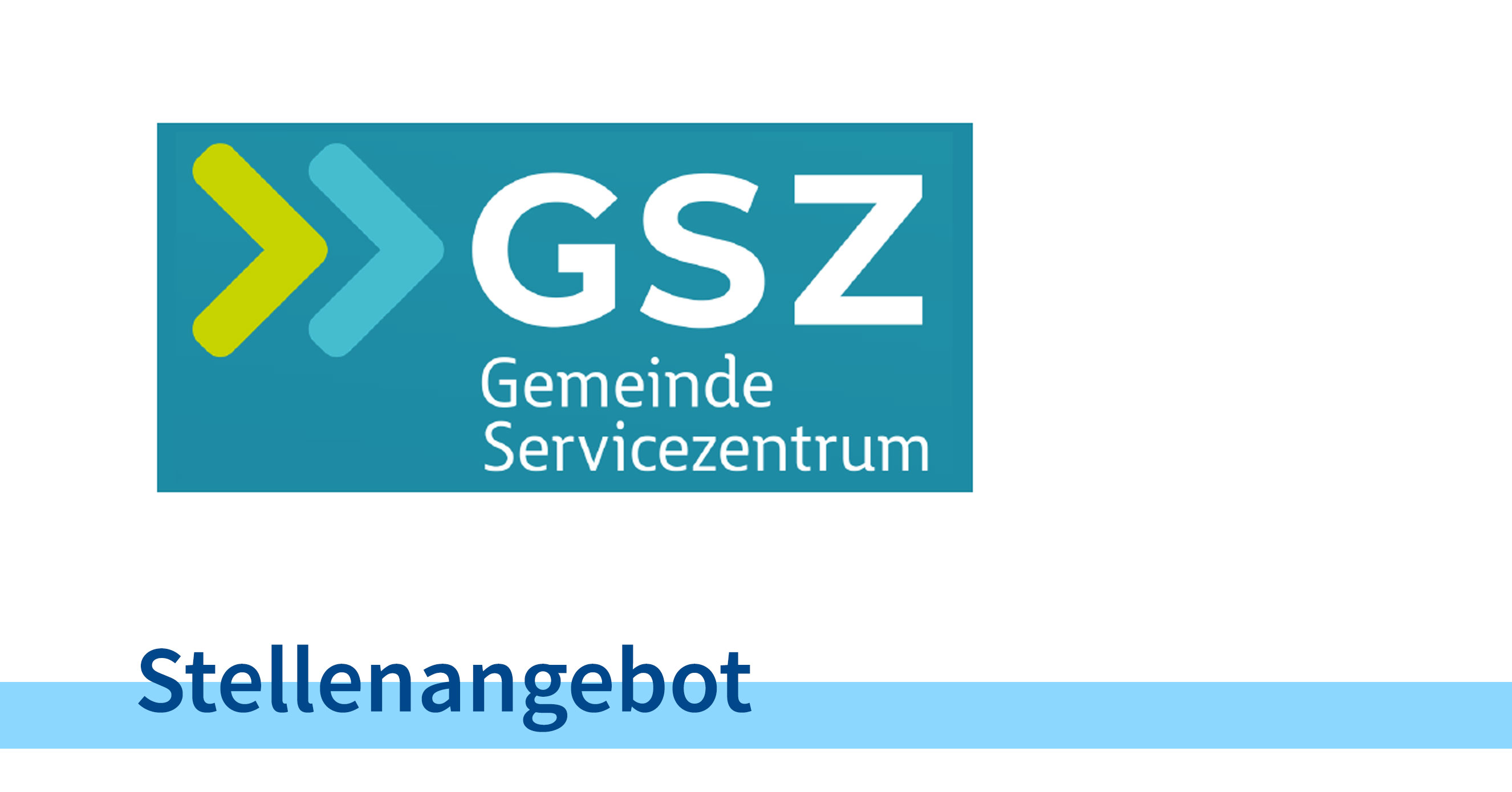 Logo Gemeindeservicezentrum - Stellenangebot