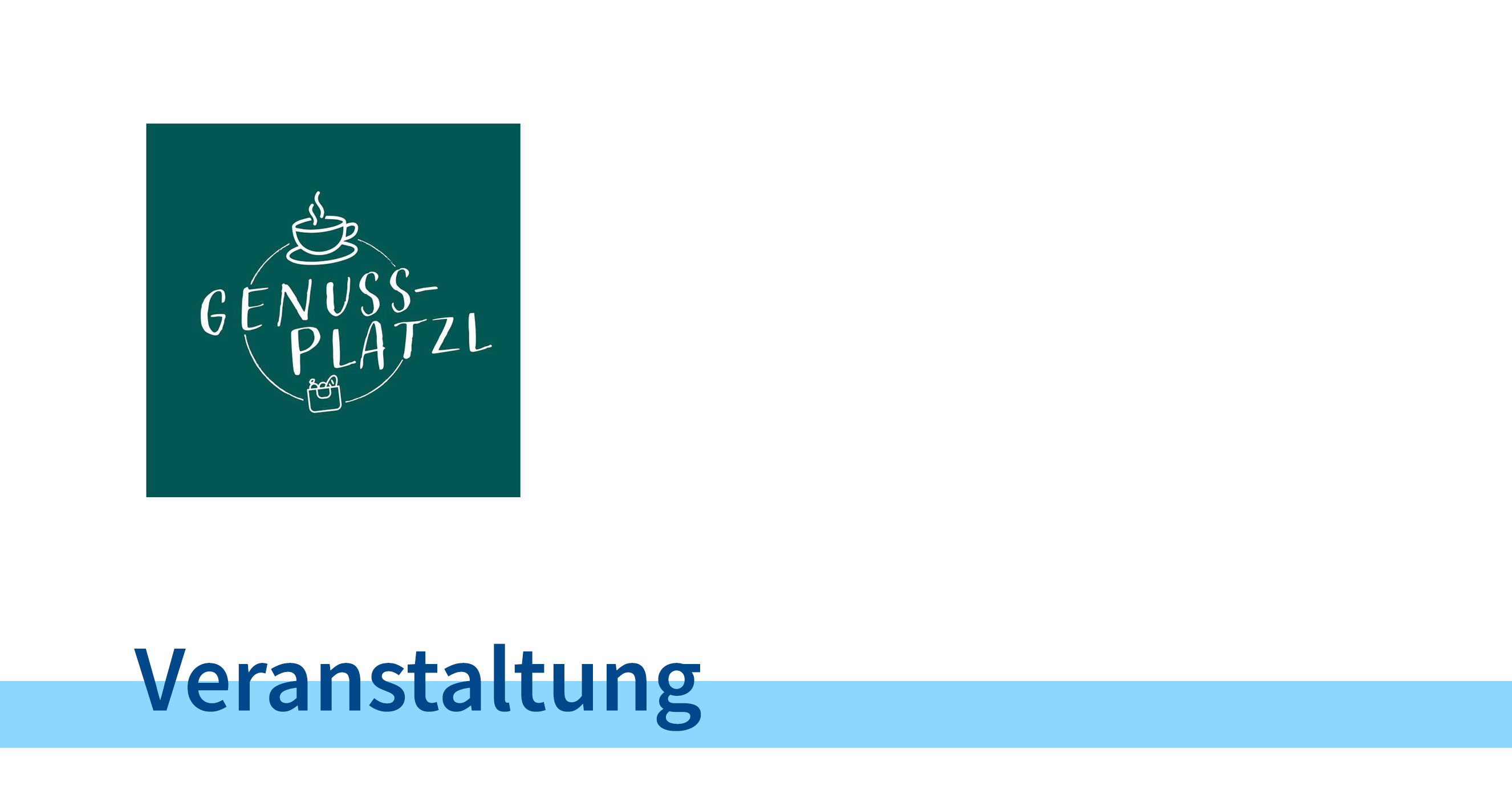 Logo Genussplatzl - Veranstaltung