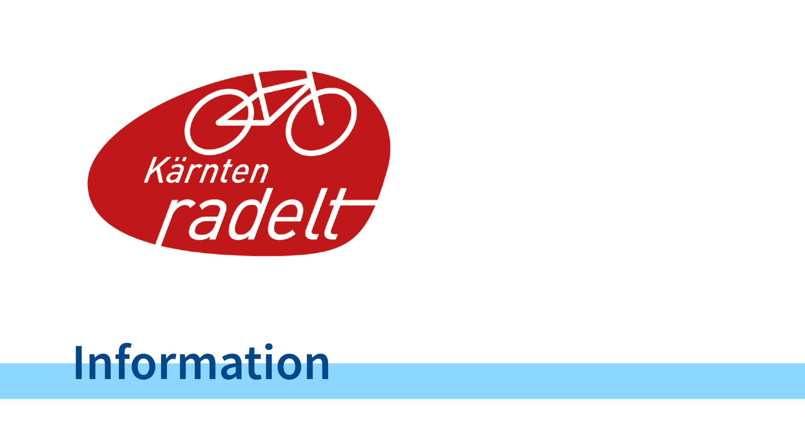 Logo Kärnten radelt - Information