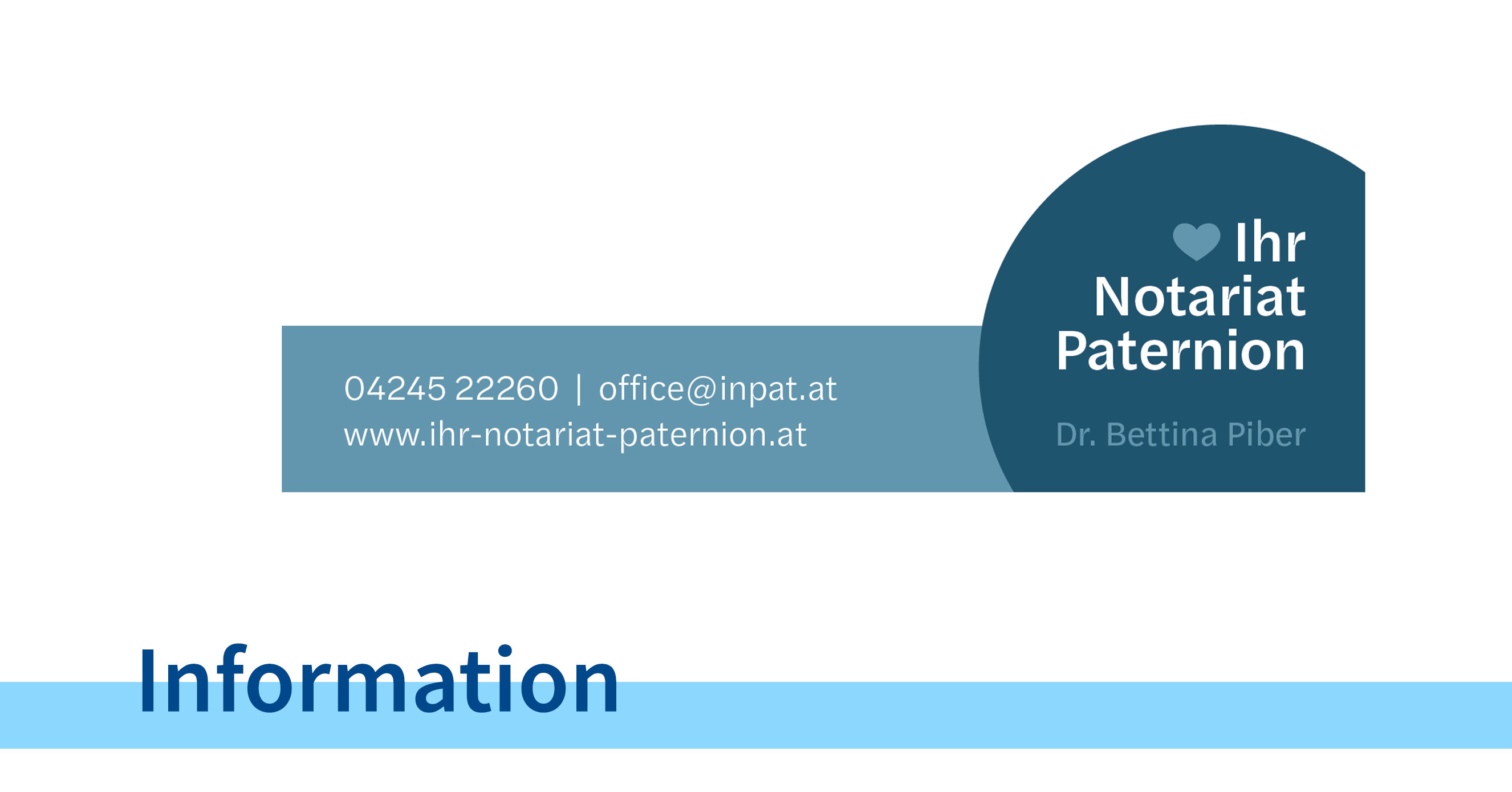 Notariat Paternion - Information