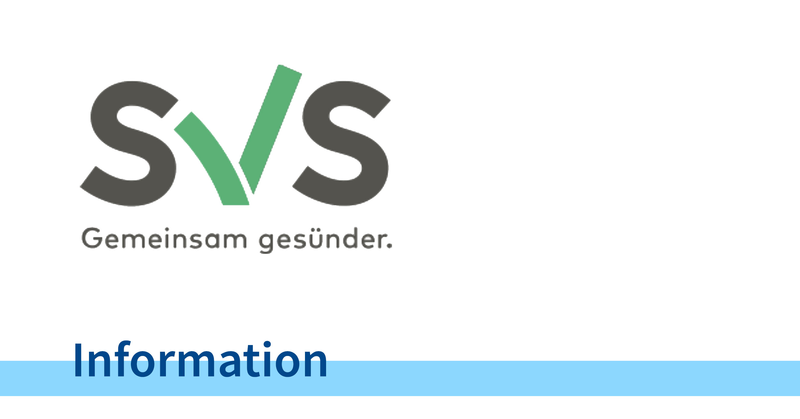 Logo SVS - Information